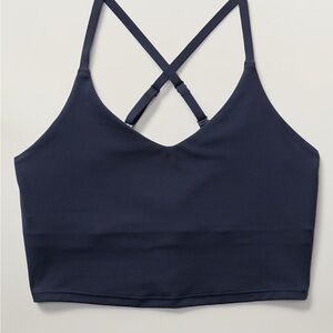 Athleta elation v neck longline bra